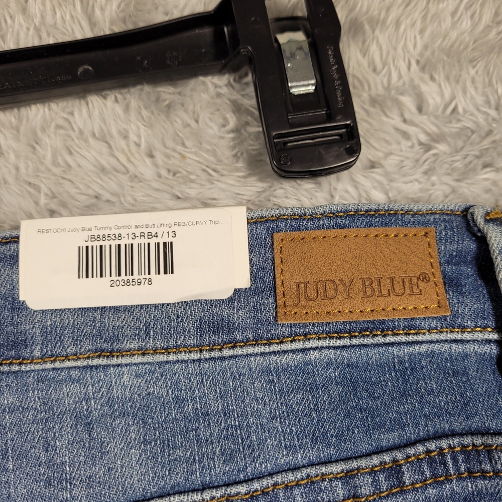 Judy Blue Skinny Jeans Women Size 13/31 Medium Blue Tummy Control - Picture 6 of 13